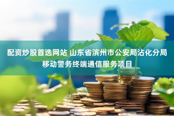 配资炒股首选网站 山东省滨州市公安局沾化分局移动警务终端通信服务项目